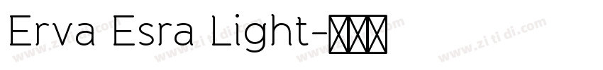 Erva Esra Light字体转换